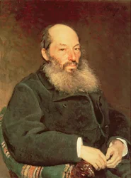 Porträt von Afanasy Fet (1820-92), 1882